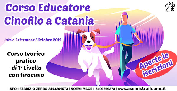 cani d'assistenza corso educatore catania
